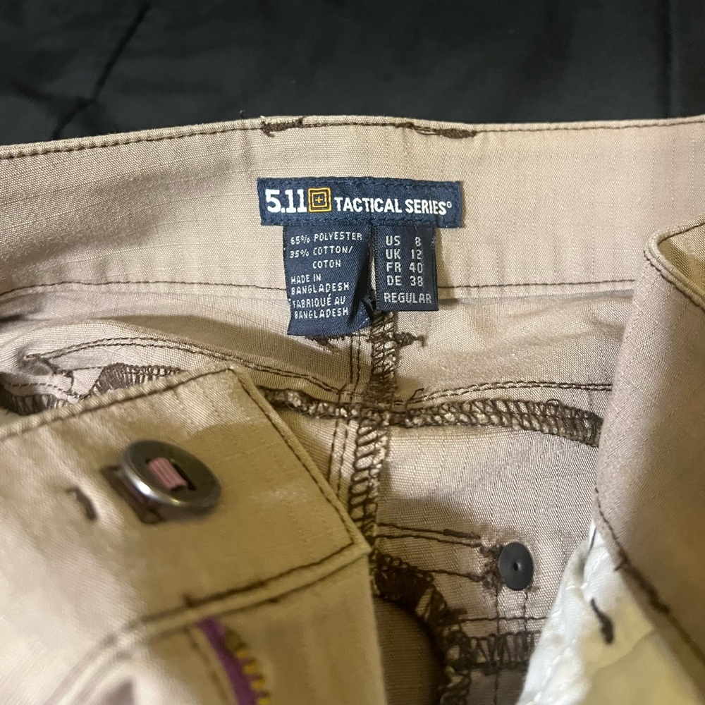 5.11 tactical series khaki pant size 8.